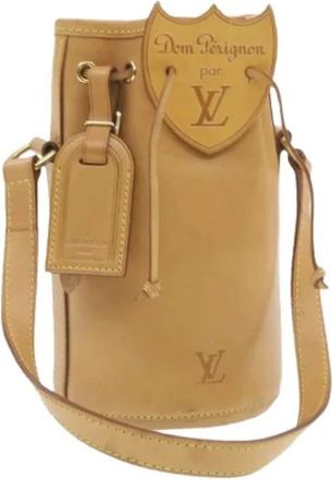 Louis Vuitton Pre-owned Nomade Bucket Bag - Dames - Vintage Tas - Beige - ONE Size - Leer - Vintage