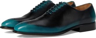 Stacy Adams Hallquist Plain Toe Lace-Up Mens Shoes Turquoise : 11.5 M, Leather