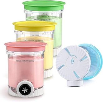 No Brand Set Di 4 Coppette Per Gelato Ninja Senza Bpa - Con Coperchi