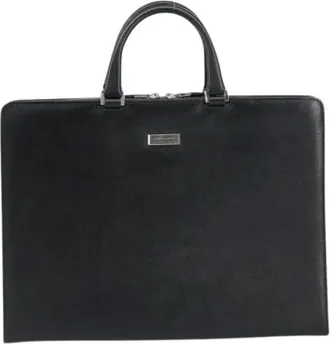 Burberry Pre-owned Handbags, male, Black, Size: ONE SIZE Pre-owned Vintage Handbag
