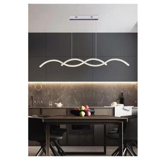 Trade Shop Trade Shop Traesio - Trade Shop - Lampadario Led Moderno Lampada Twist Sospensione 25w Luce 6500k 4000k 3000k A43b