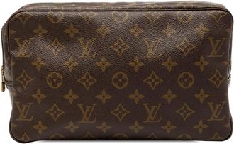 Louis Vuitton Pre-owned Clutches, female, Brown, Size: ONE SIZE Pre-owned Printed Pouch