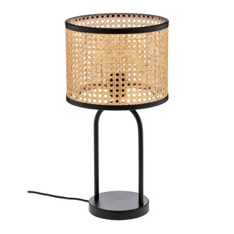 Lindby Lindby L&aacute;mpara De Mesa yaelle En Marr&oacute;n Madera