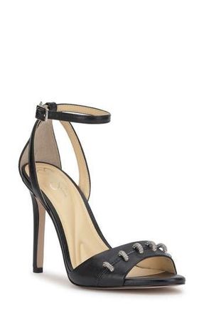 Jessica Simpson Juminee Ankle Strap Sandal in Black Matte at Nordstrom Rack, Size 8