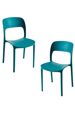 Regalos Miguel Packs Sillas Jard&iacute;n - Pack 2 Sillas Inis - Verde Azulado