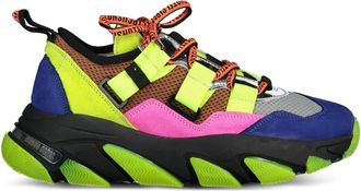 Circus Hotel Sneakers met colourblocking - Groen