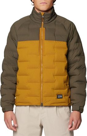 Mountain Hardwear Stretchdown Big Baffle 700 Fill Power Down Jacket in Olive Gold/Ridgeline at Nordstrom, Size Medium
