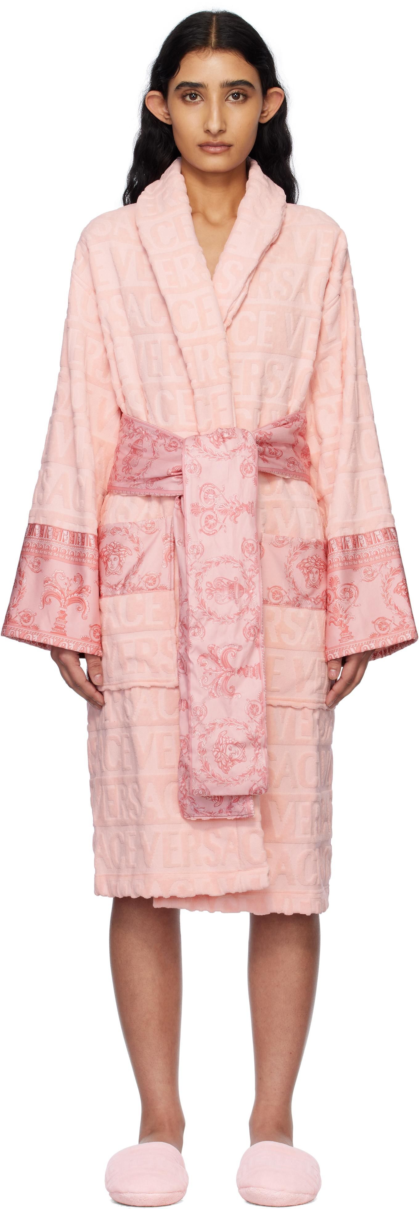 Dolce & Gabbana Dolce&Gabbana Pink Lace Tube Longuette Dress