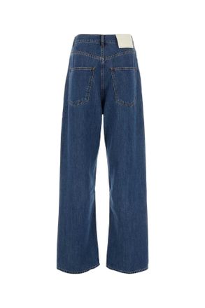 Valentino Garavani 5b3dd17x8md 558 Mediumbluedenim Cotton Lyocell Jean