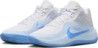 Nike Precision 8 Mid Mens Basketball Shoes White/Royal Pulse/Hydrogen Blue : 10.5 D - Medium, Textile