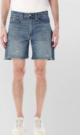 Polo Ralph Lauren denim paint splatter cutoff shorts