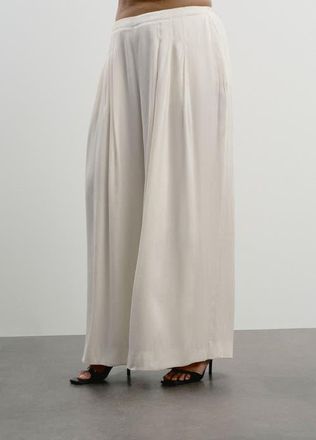 11 Honor&eacute; Pleated Wide-Leg Pant in Vanilla Ice at Nordstrom, Size 22