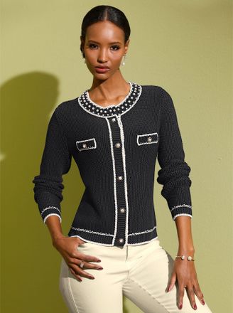 Création L Strickjacke