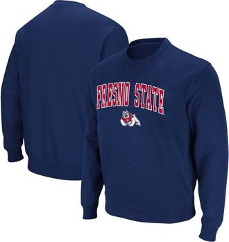Colosseum Mens Colosseum Navy Fresno State Bulldogs Arch & Logo Tackle Twill Pullover Sweatshirt at Nordstrom, Size Xx-Large