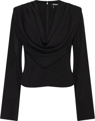Rotate Long Sleeve Tops - Dames - Longsleeves - Zwart - S - Tops