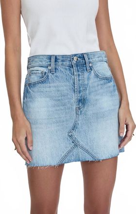 Pistola Denim Kat High Rise Skirt In Academia