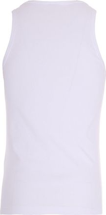 44 Label Group Mens Sleeveless Top White Cotton Stretch Tops