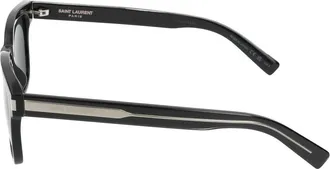 Saint Laurent Mens Sl Sunglasses Black Acetate