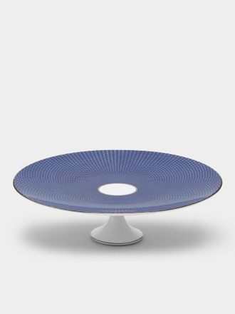Raynaud Tr&eacute;sor Bleu Porcelain Large Cake Stand