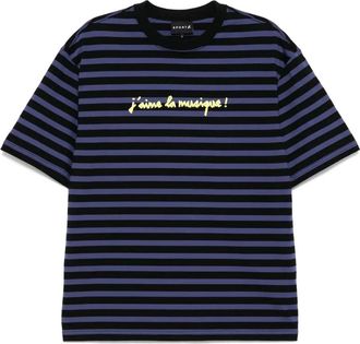 Sport b. T-shirt a righe - Blu