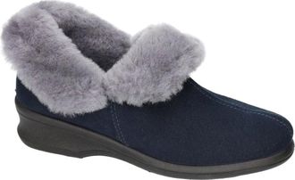 Rohde Schoenen, Dames, Blauw, 38 1/2 EU, Wol, Farun 2515 Slipper
