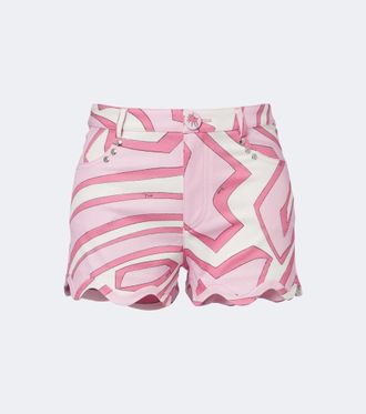 Pucci Labirinto cotton-blend shorts