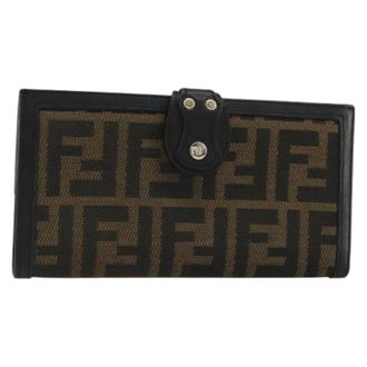 Fendi Pre-owned Wallets, female, Black, Size: ONE SIZE Pre-owned Long Wallet