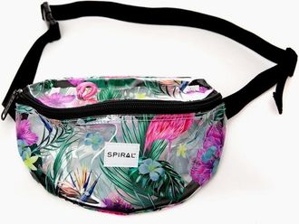 Spiral Womens Floral Patterned Crescent Shape Fanny Pack - Multi - Size: ONE size