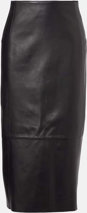 Vince Gonna a tubino in pelle