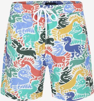 Drake's Badeshorts mit Print Ducks