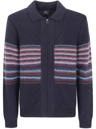 Paul Smith Sweater Zip Thru M2r. A075.W22841 49 Blue