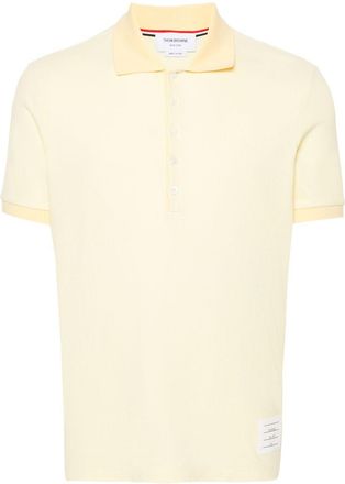 Thom Browne Polo con dettaglio a 4 righe - Giallo