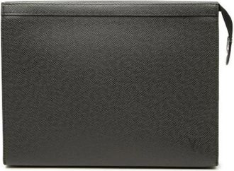 Louis Vuitton Pre-owned Voyage MM - Dames - Vintage Clutch - Zwart - ONE Size - Leer - Vintage