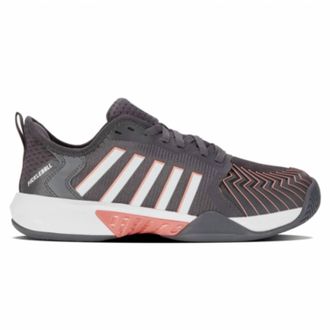 K-Swiss Womens Pickleball Supreme Shoes In Asphalt/white/amber
