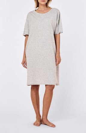 Papinelle Sleepwear Jada Organic Cotton Nightgown in Grey at Nordstrom, Size X-Large