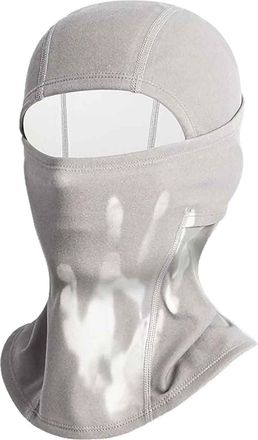Generic Balaclava Color Changing Ski Mask Outdoor Windproof Warm Motorcycle Face Mask Thermal Sports Running Cycling for Men/Women Gray Free Size