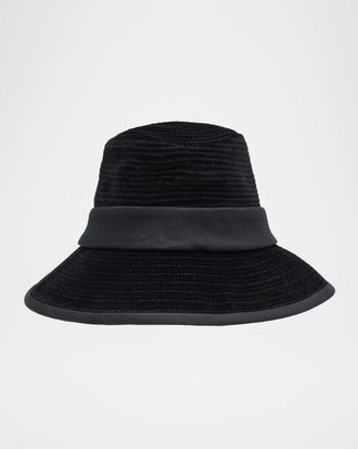 Valentino Garavani VLogo Signature Cotton Fedora Hat