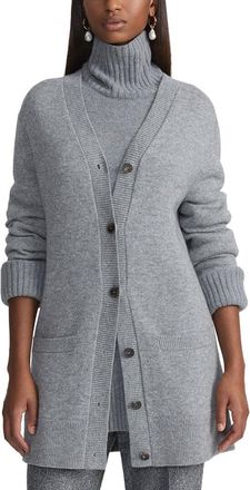 Lafayette 148 New York V-Neck Buton Front Cardigan