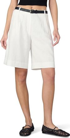 Joe's The Brody Bermuda Shorts Womens Shorts White : 12 9, Linen/Viscose