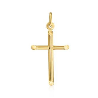 Ross-Simons Italian 14kt Yellow Gold Cross Pendant