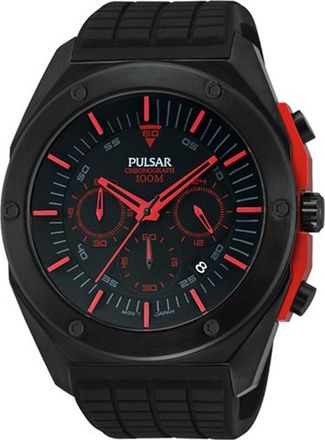 Pulsar PT3463X1 Mens Watch - Black - One Size