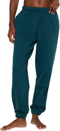 Spiritual Gangster Balance Portia Sweatpants in Midnight Teal at Nordstrom, Size X-Small