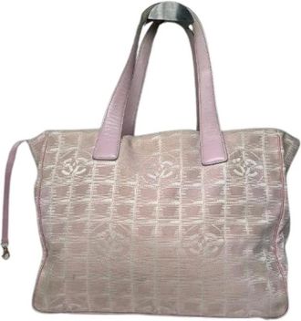 Chanel Pre-owned Tote Bags, female, Pink, Size: ONE SIZE Pre-owned Vintage Tote Bag