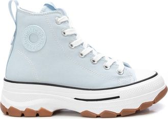 Xti Womens Casual Canvas High Top Sneakers By XTI