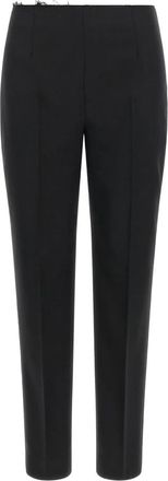 Gianluca Capannolo Lea Broeken - Dames - Slim Fit Broeken - Zwart - M - Leer - Broeken