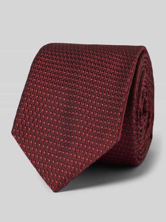 HUGO BOSS Krawatte aus reiner Seide in Rot, Gr&ouml;&szlig;e 1