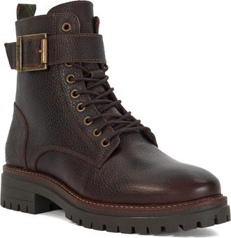 Barbour Womens Ladies Heidi L - Lace-Up Leather Commando Boots - Brown - Size UK 6