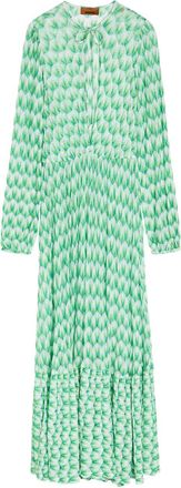 Missoni Fine-knit Maxi Beach Dress - Green - 42 (UK10 / S)