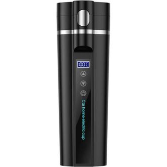 OEM Bouilloire Voiture - 450 Ml - 12 V / 24 V - R&eacute;gulation Temp&eacute;rature Jusqu&agrave; 100 &deg;c - Pour Voiture Camion Taxi V&eacute;hicule &Eacute;lectrique - 1 Pi&egrave;ce