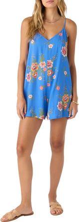 O'Neill Kylin Floral Romper in Regatta at Nordstrom, Size X-Small